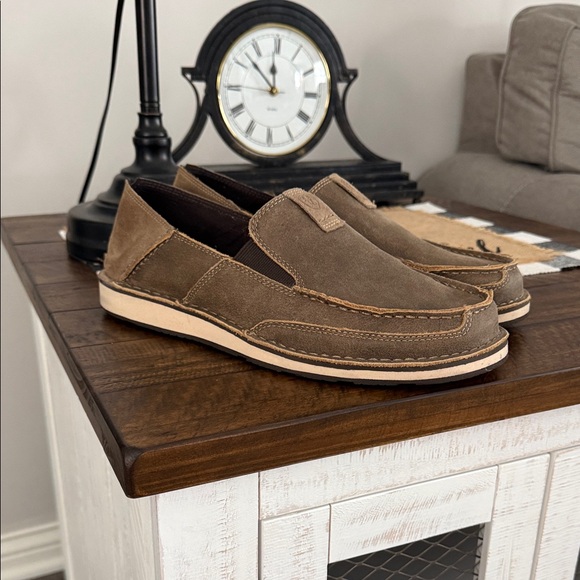 Ariat Men's Tan Slip-On Loafers - Picture 3 of 8